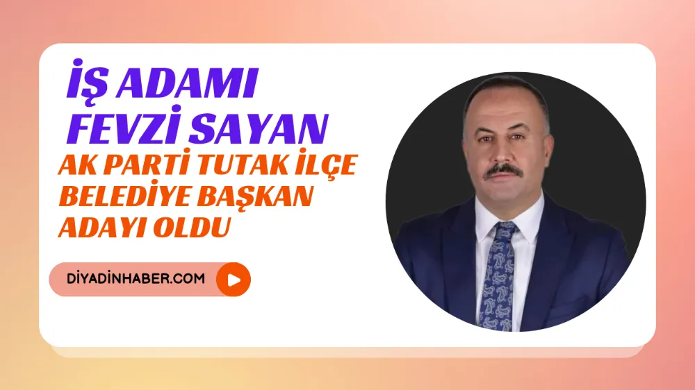 HALKIN MERAKLA BEKLEDİĞİ İSİM BELEDİYE BAŞKAN ADAYI OLDU.