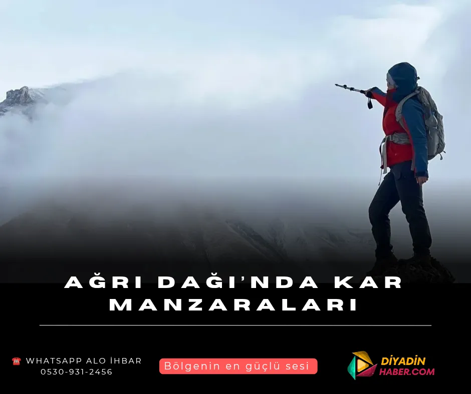 Ağrı Dağı’nda Kar Manzaraları