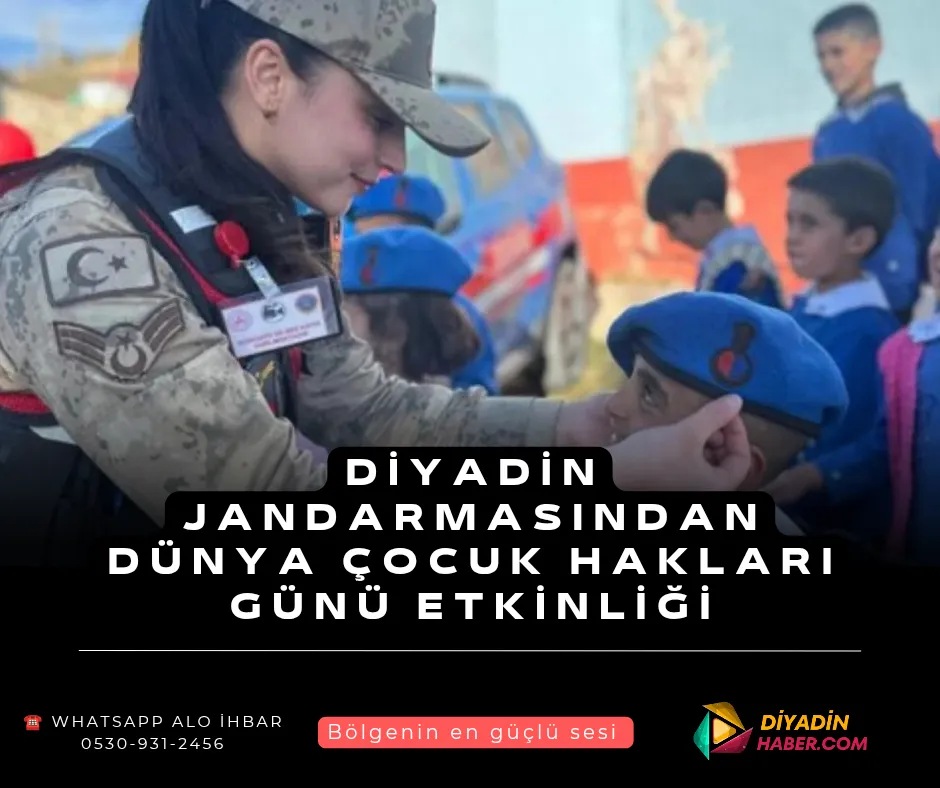 Diyadin Jandarmasından Dünya Çocuk Hakları Günü Etkinliği