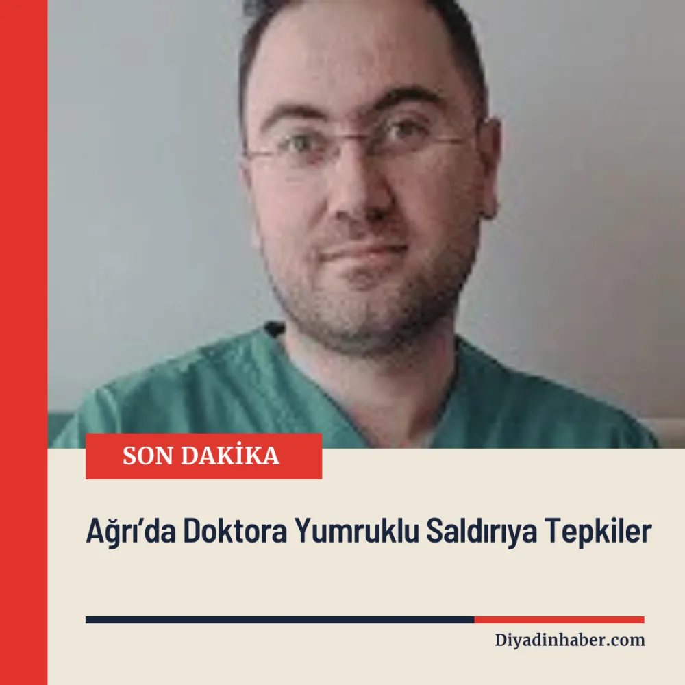 Ağrı’da Doktora Yumruklu Saldırıya Tepkiler