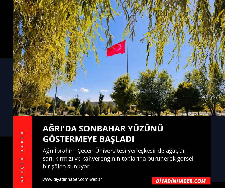 Ağrı’da sonbahar yüzünü göstermeye başladı.