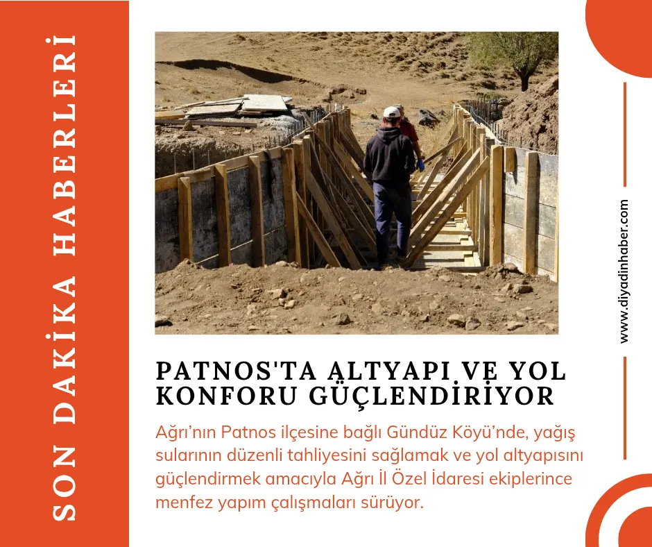 Patnos’ta altyapı ve yol konforu güçlendiriliyor.